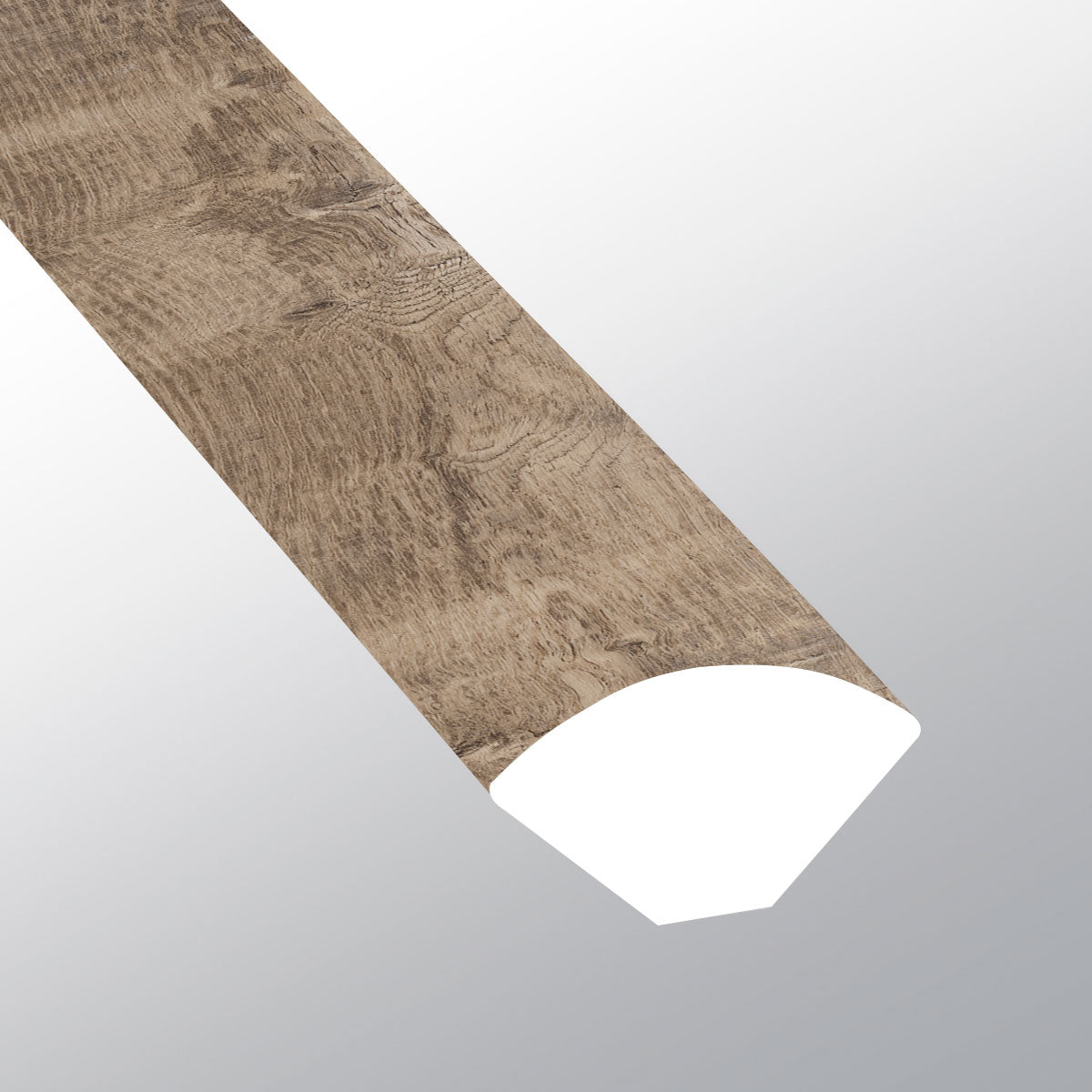 Ryder (Cuarto de círculo [Madera • Mate • Medio] - LVT * Moldura de vinilo de lujo) | 5/8" X 3/4" X 94"