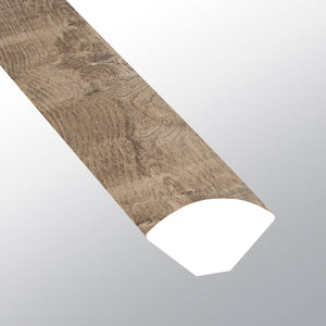 Ryder (Cuarto de círculo [Madera • Mate • Medio] - LVT * Moldura de vinilo de lujo) | 5/8" X 3/4" X 94"