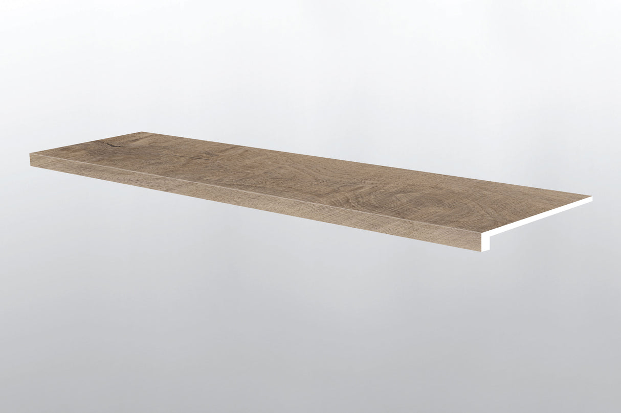 Ryder (PELDAÑO DE ESCALERA CON BORDE SUAVIZADO [Madera • Mate • Medio] - LVT * MOLDURA DE VINILO DE LUJO) | 1 1/2" X 1/4" X 47 1/2"