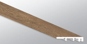 Roble Silla de Montar (TAPA FINAL [Madera • Mate • Medio] - LVT * MOLDURA DE VINILO DE LUJO) | 1 1/2" X 1/4" X 94"