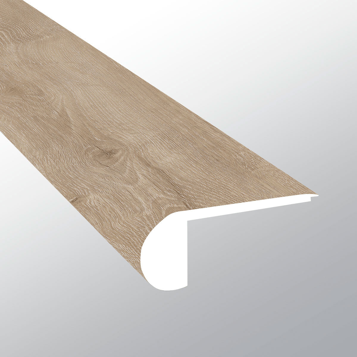 Sandino ( FLUSH STAIR NOSE [ Wood • Matte • Medium ] - LVT * LUXURY VINYL TRIM ) | 2 3/4" X 3/4" X 94"