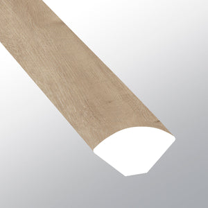 Sandino (Cuarto de círculo [Madera • Mate • Medio] - LVT * Moldura de vinilo de lujo) | 5/8" X 3/4" X 94"