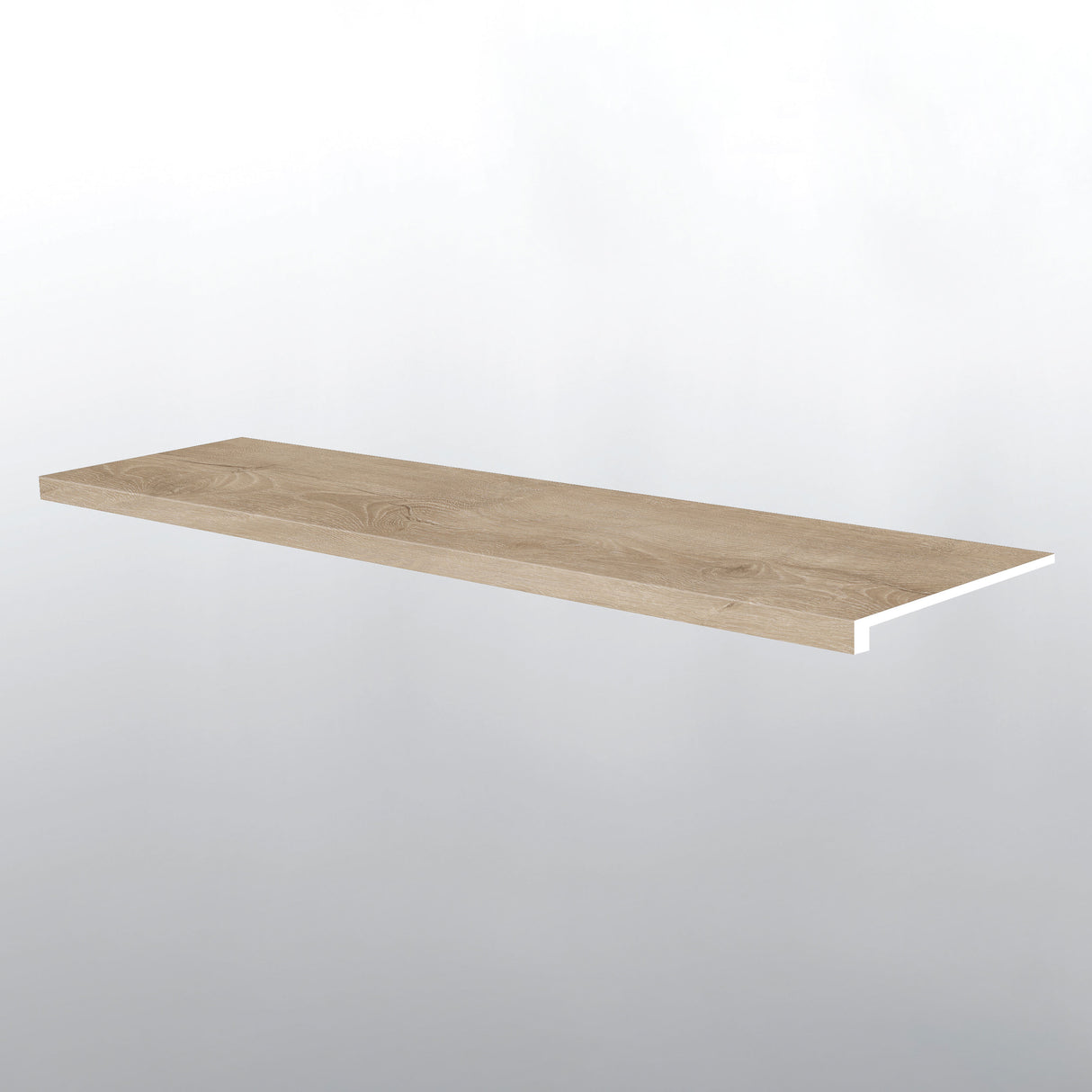 Sandino ( STAIR TREAD EASED EDGE [ Wood • Matte • Medium ] - LVT * LUXURY VINYL TRIM ) | 1 1/2" X 1/4" X 47 1/2"