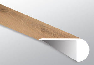Escandinavo (NARIZ DE ESCALÓN SUPERPUESTO [Madera • Mate • Medio] - LVT * MOLDURA DE VINILO DE LUJO) | 2 1/4" X 1" X 94"