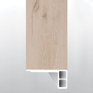 Shasta Grove (Escalones con borde suavizado [Madera • Mate • Claro] - LVT * Molduras de vinilo de lujo) | 2 3/4" x 3/4" x 94"
