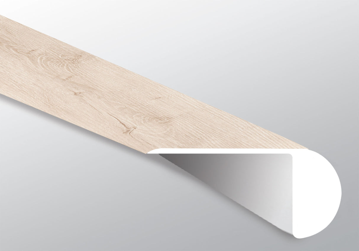 Shasta Grove (NARIZ DE ESCALÓN SUPERPUESTO [Madera • Mate • Claro] - LVT * MOLDURA DE VINILO DE LUJO) | 2 1/4" X 1" X 94"