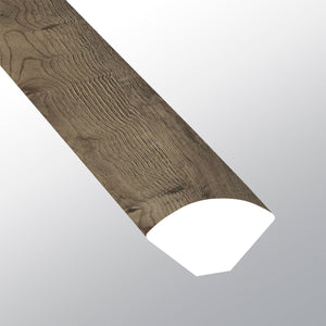 Stable ( QUARTER ROUND [ Wood • Matte • Dark ] - LVT * LUXURY VINYL TRIM ) | 5/8" X 3/4" X 94"