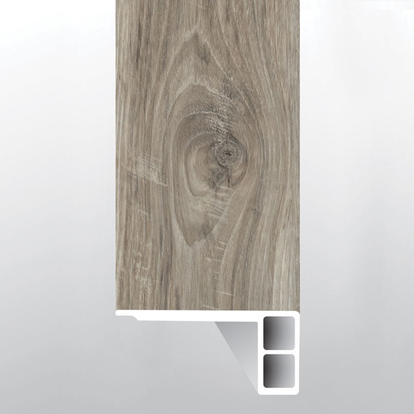 STABLETON (BORDE DE ESCALÓN AL RAS CON BORDE RELAJADO [Madera • Mate • Medio] - LVT * MOLDURA DE VINILO DE LUJO) | 6,9 cm x 1,9 cm x 243 cm