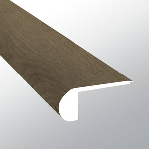 SUNNYSET ( FLUSH STAIR NOSE [ Wood • Matte • Medium ] - LVT * LUXURY VINYL TRIM ) | 2 3/4" X 3/4" X 94"