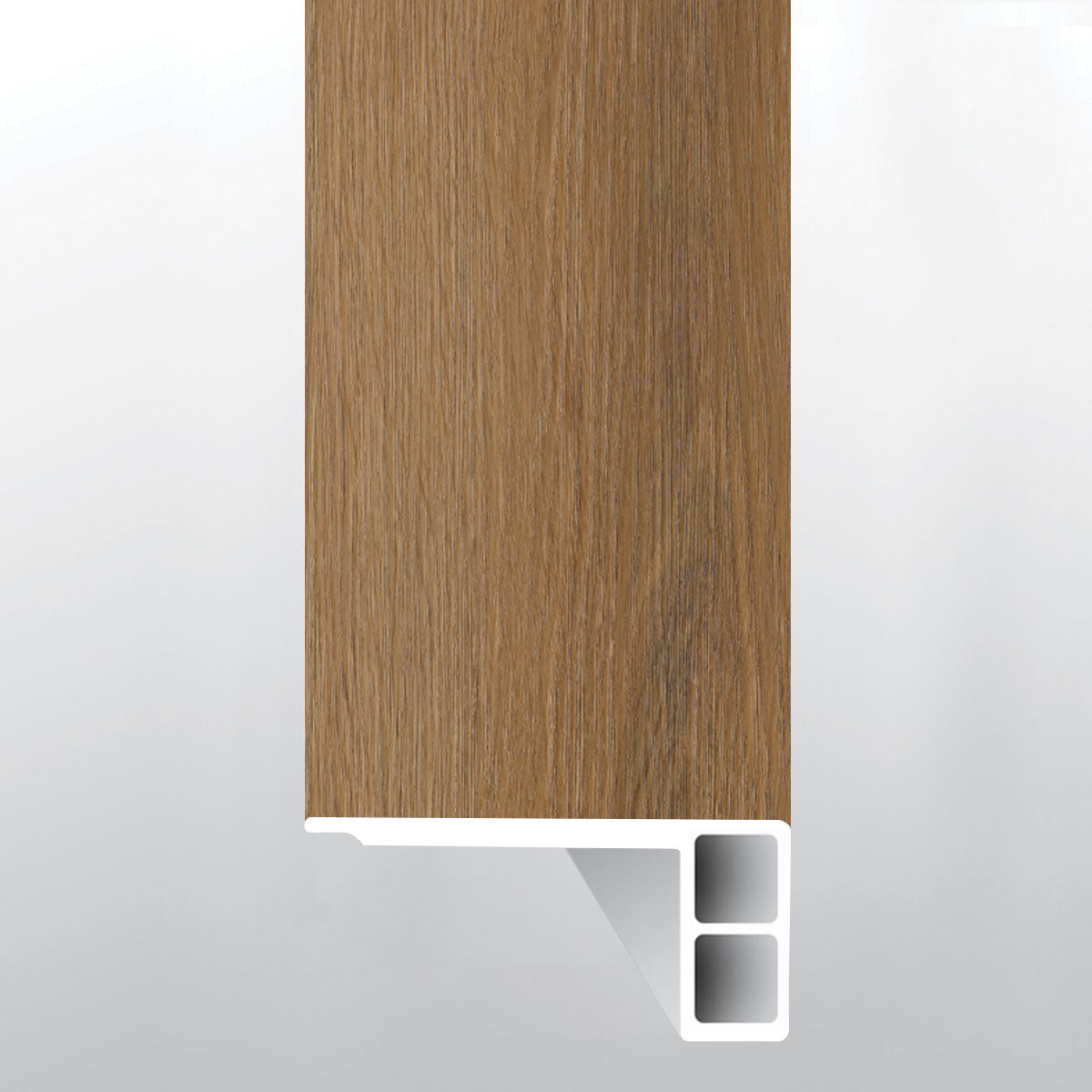 Swilcan ( FLUSH STAIR NOSE EASED EDGE [ Wood • Ultra Matte • Medium ] - LVT * LUXURY VINYL TRIM ) | 2 3/4" X 3/4" X 94"