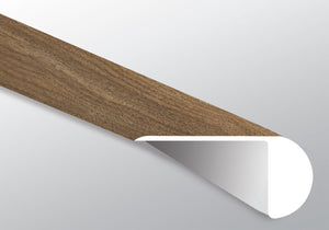 Abedul leonado (NARIZ DE ESCALÓN SUPERPUESTO [Madera • Mate • Medio] - LVT * MOLDURA DE VINILO DE LUJO) | 2 1/4" X 1" X 94"