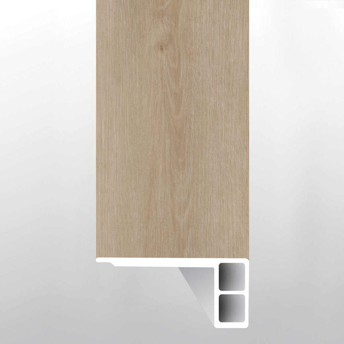 Tifton (BORDE DE ESCALÓN AL RAS CON BORDE RELAJADO [Madera • Ultramate • Medio] - LVT * MOLDURA DE VINILO DE LUJO) | 2 3/4" X 3/4" X 94"