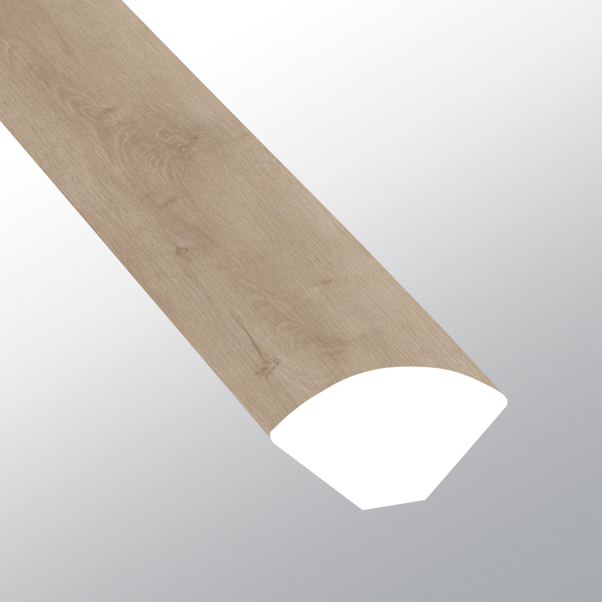Tifton (Cuarto de círculo [Madera • Ultramate • Medio] - LVT * Molduras de vinilo de lujo) | 5/8" X 3/4" X 94"