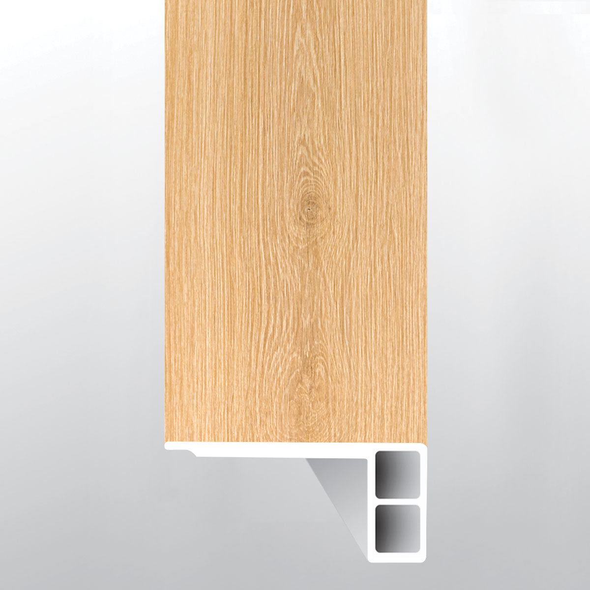 Valleyview Grove ( FLUSH STAIR NOSE EASED EDGE [ Wood • Matte • Light ] - LVT * LUXURY VINYL TRIM ) | 2 3/4" X 3/4" X 94"