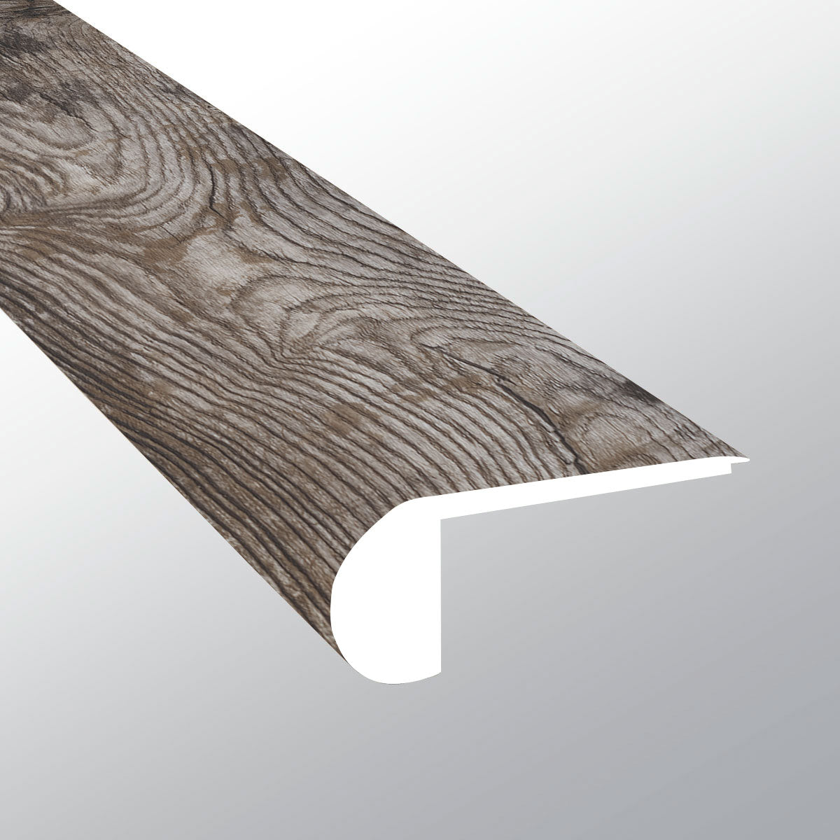 Weathered Brina ( FLUSH STAIR NOSE [ Wood • Matte • Medium ] - LVT * LUXURY VINYL TRIM ) | 2 3/4" X 3/4" X 94"