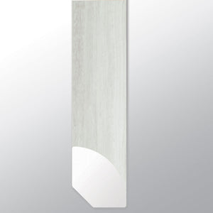 White Ocean ( QUARTER ROUND [ Travertine • Matte • Light ] - LVT * LUXURY VINYL TRIM ) | 5/8" X 3/4" X 94"