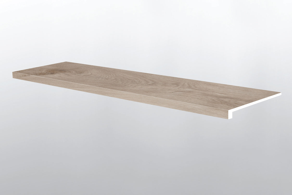 Whitfield Gray (PELDAÑO DE ESCALERA CON BORDE SUAVIZADO [Madera • Mate • Medio] - LVT * MOLDURA DE VINILO DE LUJO) | 1 1/2" X 1/4" X 47 1/2"