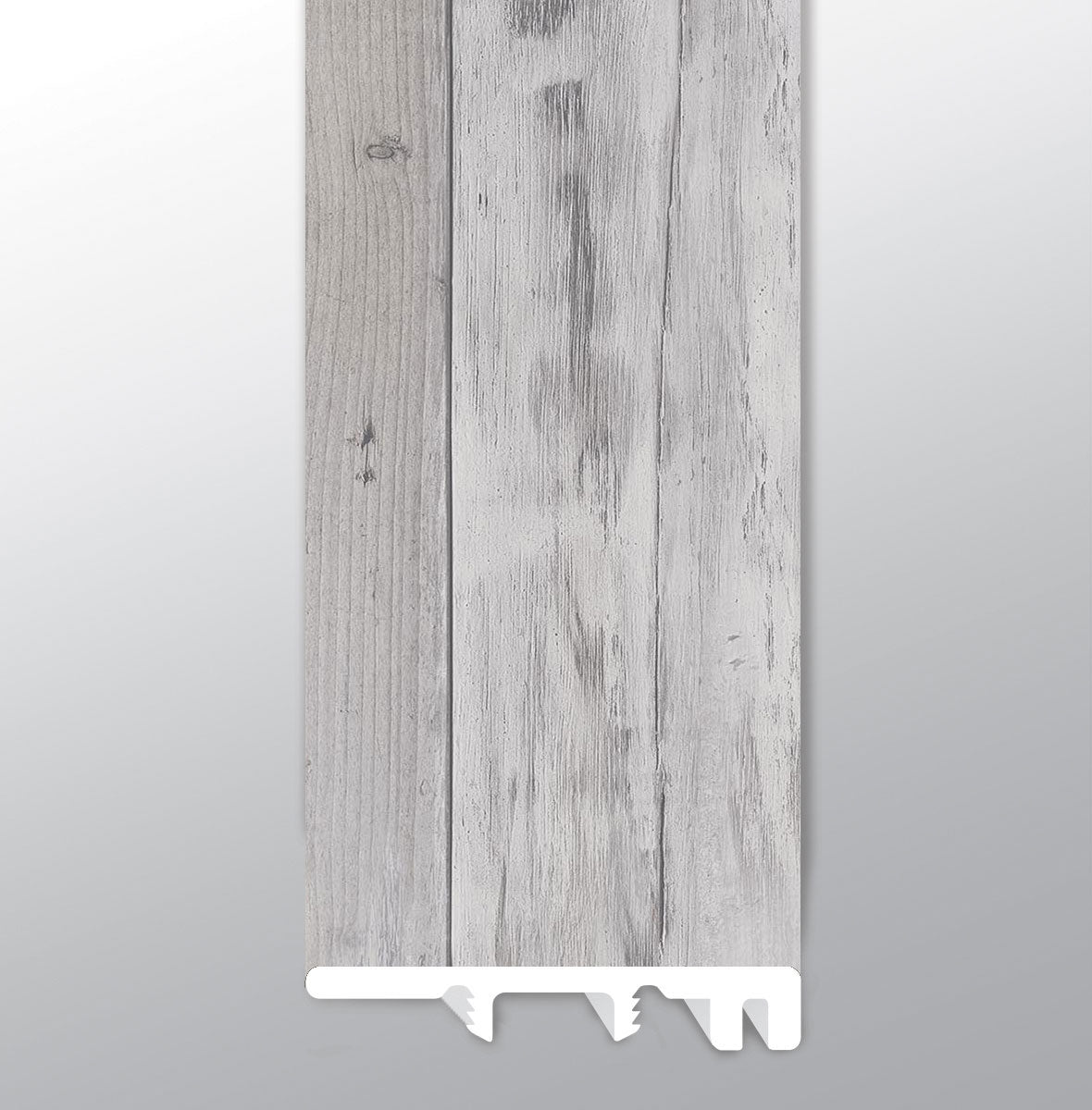 Abadía de Woburn (TAPA FINAL [Madera • Mate • Mediana] - LVT * MOLDURA DE VINILO DE LUJO) | 3,81 cm x 6,35 cm x 248,86 cm