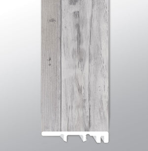 Abadía de Woburn (TAPA FINAL [Madera • Mate • Mediana] - LVT * MOLDURA DE VINILO DE LUJO) | 3,81 cm x 6,35 cm x 248,86 cm
