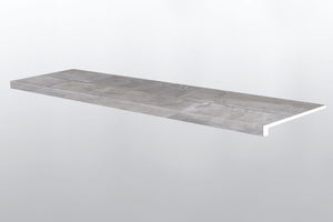 Woburn Abbey (PELDAÑO DE ESCALERA CON BORDE SUAVIZADO [Madera • Mate • Medio] - LVT * MOLDURA DE VINILO DE LUJO) | 3,8 cm x 6,3 cm x 119,5 cm